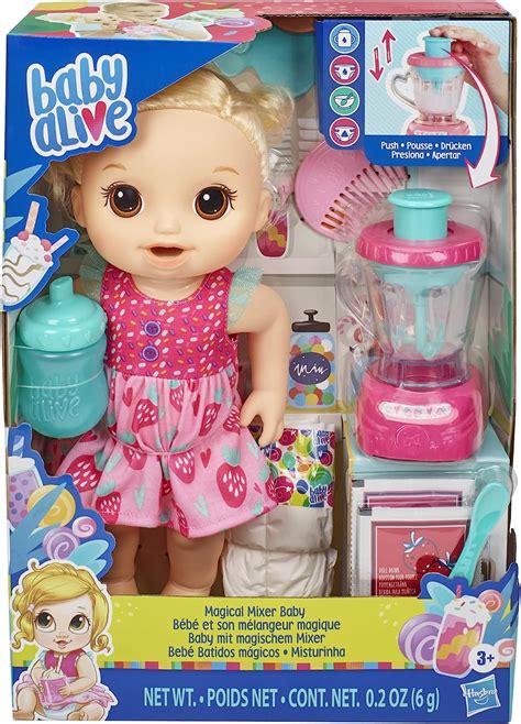 Baby alive doll with magical mixer